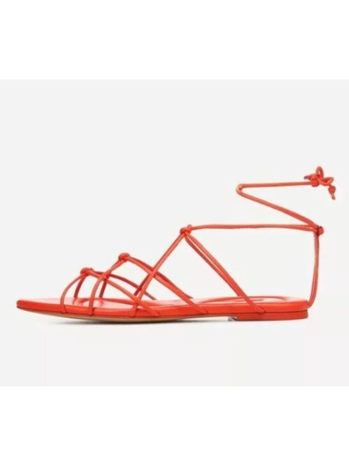 VINCE Womens Orange Comfort Strappy Kenna Almond Toe Gladiator Sandles 6 M 10890₽