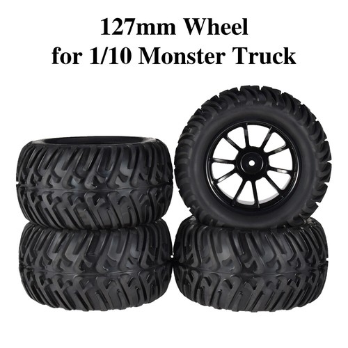 4 Stück 127 mm 10 Contour Offroad Auto Felge Reifen für 1/10 Monstertruck Auto - Bild 2 von 12