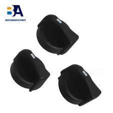 Set of 3 A/C Heater Control Knob Fit for Peterbilt 357 1987-1996 367 2008-2009