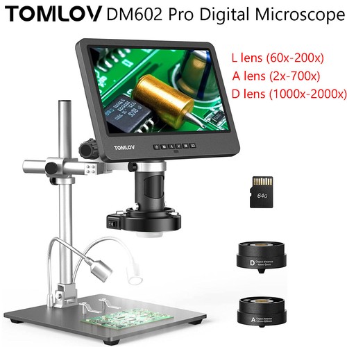 TOMLOV GEBRAUCHT Digital Mikroskop Münzmikroskop Lupe Lötmikroskop - Bild 30 von 78