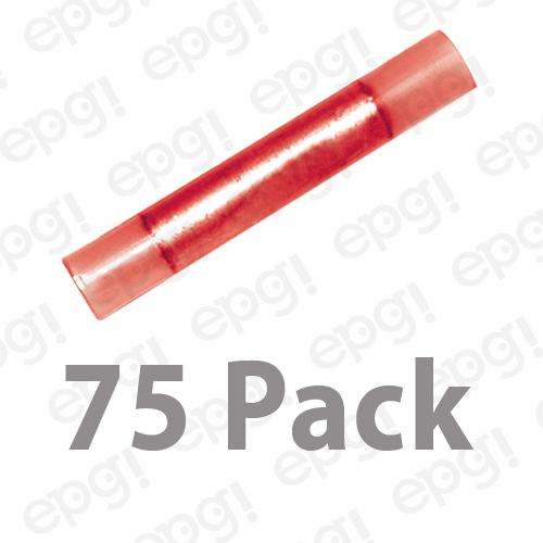 3M BUTT CONNECTOR TERMINAL NYLON RED 22-18 GAUGE #3M203-75PK - Picture 1 of 2