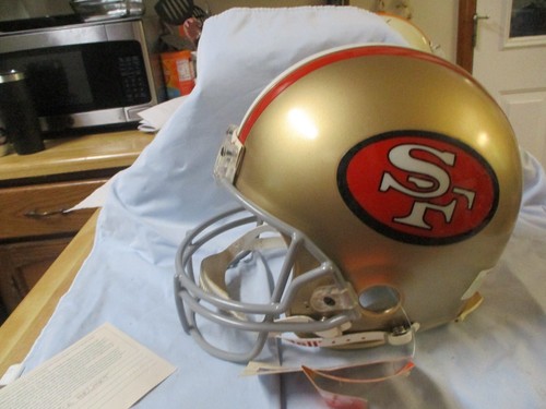 FOOTBALLHELM IN VOLLER GRÖSSE MIT COA HANDSIGNIERT VON JERRY RICE - Bild 6 von 8