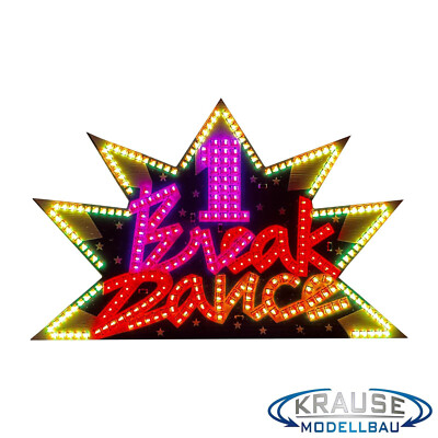 Break Dance N01 Schriftzugplatine adressierbare Pixel LEDs für Faller 140461