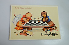 alte Postkarte zwei Bären Teddys Teddy Bär ...