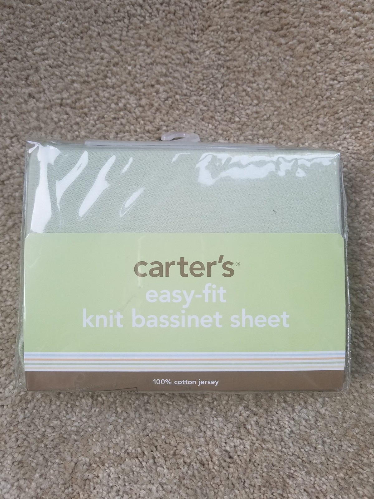 carters easy fit jersey bassinet sheet