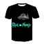 thumbnail 14 - Women Men Adult Rick and Morty Casual T-Shirt 3D Short Sleeve Tee Summer Top AU
