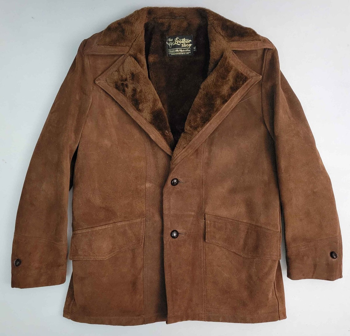 sears the Leather Shop スエード トラッカージャケット VINTAGE The Leather Shop Sears Suede Ranch Jacket Shop Field