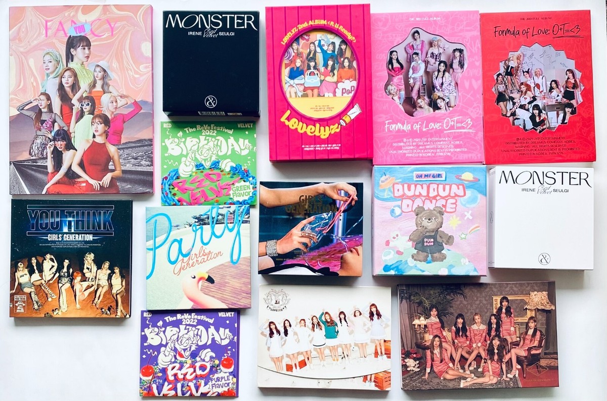 CHEAP K-POP LOT Albums BLACKPINK SNSD ITZY LOVELYZ OH MY GIRL RED