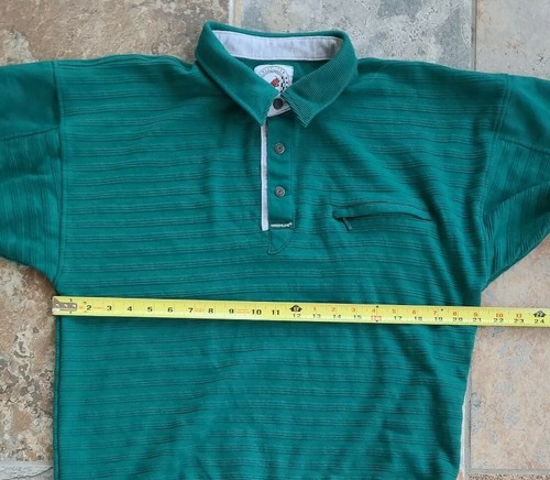 Vintage Greenline International Herren Gr. XL Grün Kurzarm Poloshirt - Bild 3 von 9
