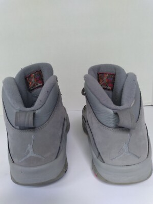 Jordan 10 Retro Sneakers‎ Gray Leather High Top Shoes Casual Comfy Jordan 10 Retro Sneakers Gray Leather High Top Shoes Casual  main image 4