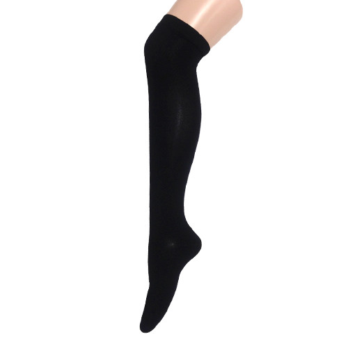Stocking Material Over the Knee High Socks for Girls Womens Size 2-8 Stripe - Picture 9 of 13