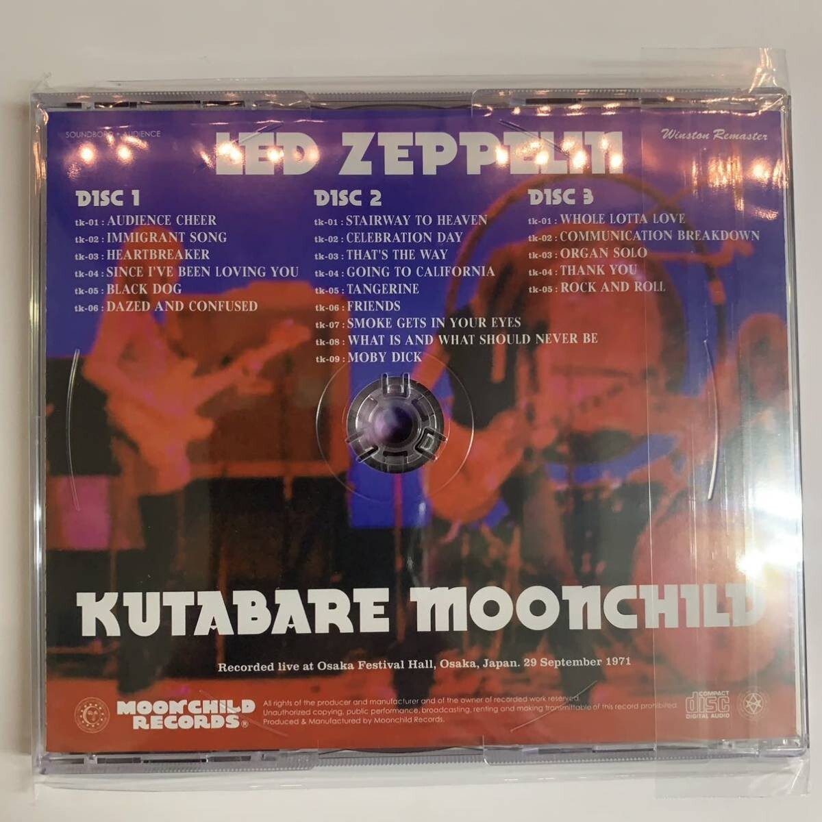 LED ZEPPELIN / KUTABARE MOONCHILD 1971 Osaka Japan 3CD | eBay