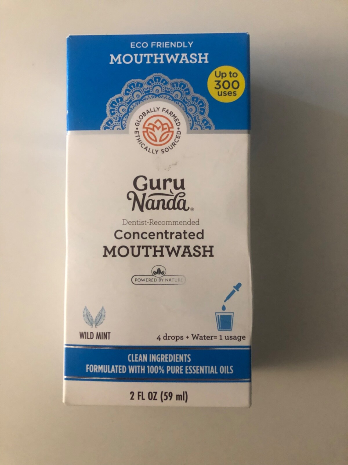 Guru Nanda Wild Mint Concentrated Mouthwash 2 fl oz 810051082005 eBay