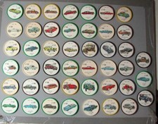 VINTAGE ANTIQUE CAR COINS JELLO PROMOTIONAL PICTURE WHEEL COINS YOUR CHOICE !