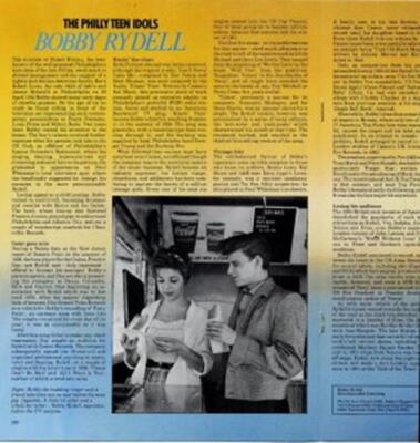 Bobby Rydell Encyclopedia article