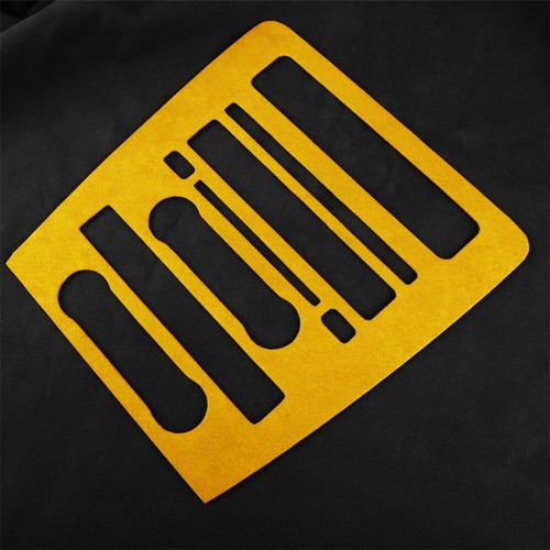 For Ford Mustang 2009-13 Suede Yellow Central Control Navigation CD Panel Cover - Picture 8 of 11