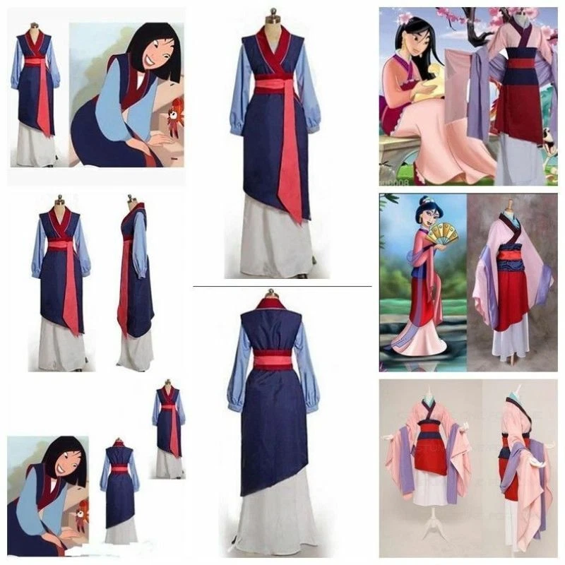 Hua Mulan Dress Princess Dress Movie Cosplay Costume Custom Made Halloween - Image 3 of 4