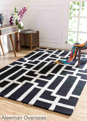 Modern Floral Hand Tufted 100% Wool Area Rugs For Kids Gift Home Deco Livingroom