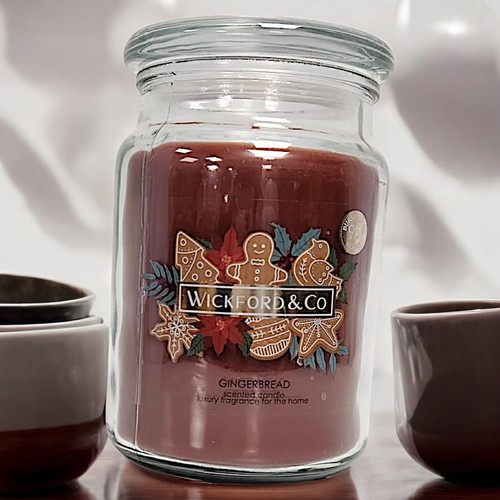 Wickford & Co Luxury Scented Candle 18oz Glass Jar Fragrances Burns upto 95hr - Picture 12 of 53
