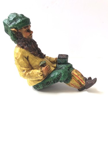 Vintage 1988 Duncan Hill Primitive Rustic Style Xmas Santa Elf Mantle Figurine - Picture 4 of 12