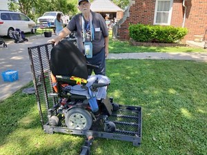 Titan Ramps MC500 Hitch Mounted Wheelchair Carrier Rack Ramp