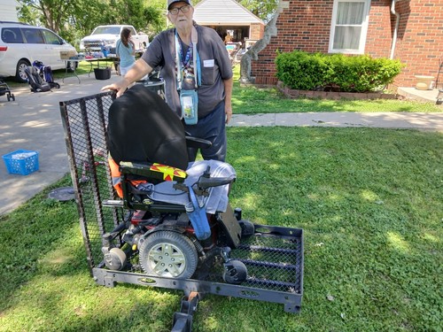 Titan Ramps MC500 Hitch Mounted Wheelchair Carrier Rack Ramp