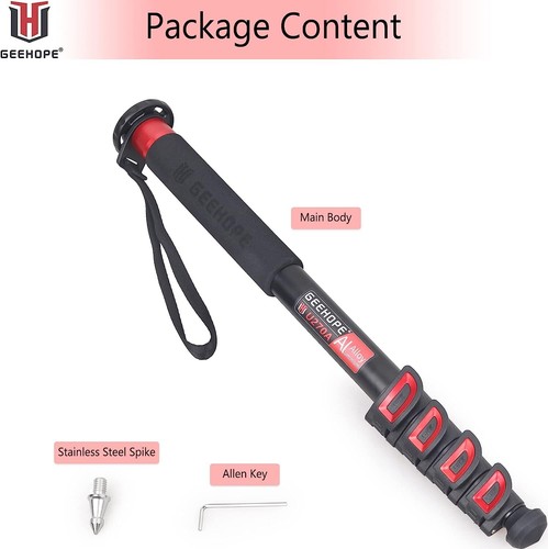 Professional Aluminum Portable Travel Monopod for Camera DV GEEHOPE U270A/U370A - Picture 7 of 21