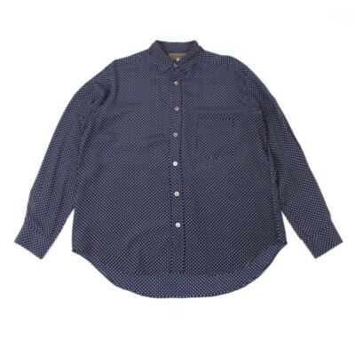 Y's for men Pin Dot Layered-collar Long Sleeve Shirt Size 3