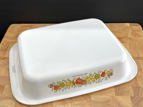 Vintage Corning Ware A-21 Le Romarin Large Roaster dish 12.25" x 10.25" x 2.25" - Picture 10 of 18