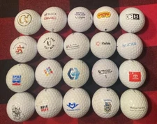 Golf Ball Logo Lot of 20 Different Brands Advertising