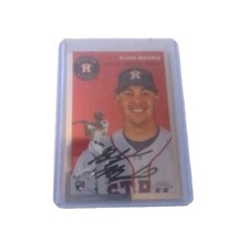 Bligh Madris 2023 Topps Chrome Platinum Anniversary TRUE ORANGE /25 #73 RC ASTRO