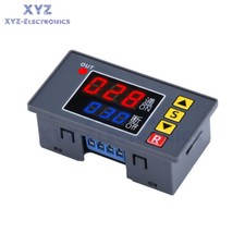AC110-220V DC12/24V T3231 Digital Time Delay Relay Adjustable LED Cycle Timer