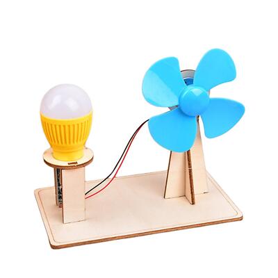 Wissenschaft Experimente Zum Selbermachen Kits Windgenerator Holzstiel Modelle Gebäude Spielzeug