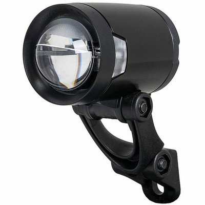 Herrmans Frontscheinwerfer H-Black Pro D Dynamo, on/off Standlicht schwarz