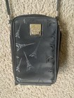 Paris Las Vegas kleine schwarze Handtasche Handtasche lang schwarzer Riemen Vintage