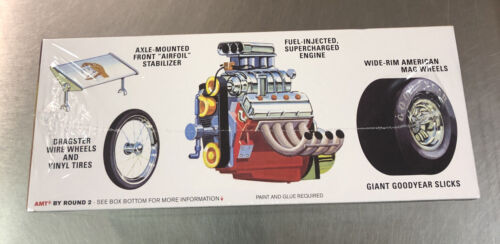 AMT COPPERHEAD REAR-ENGINE DOUBLE A FUEL DRAGSTER MODEL-KIT 1/25 SCALE - Picture 2 of 6