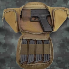 US Tactical Fanny Pack Holster Carry Pistol Pouch Handgun Holster Waist Gun Bag