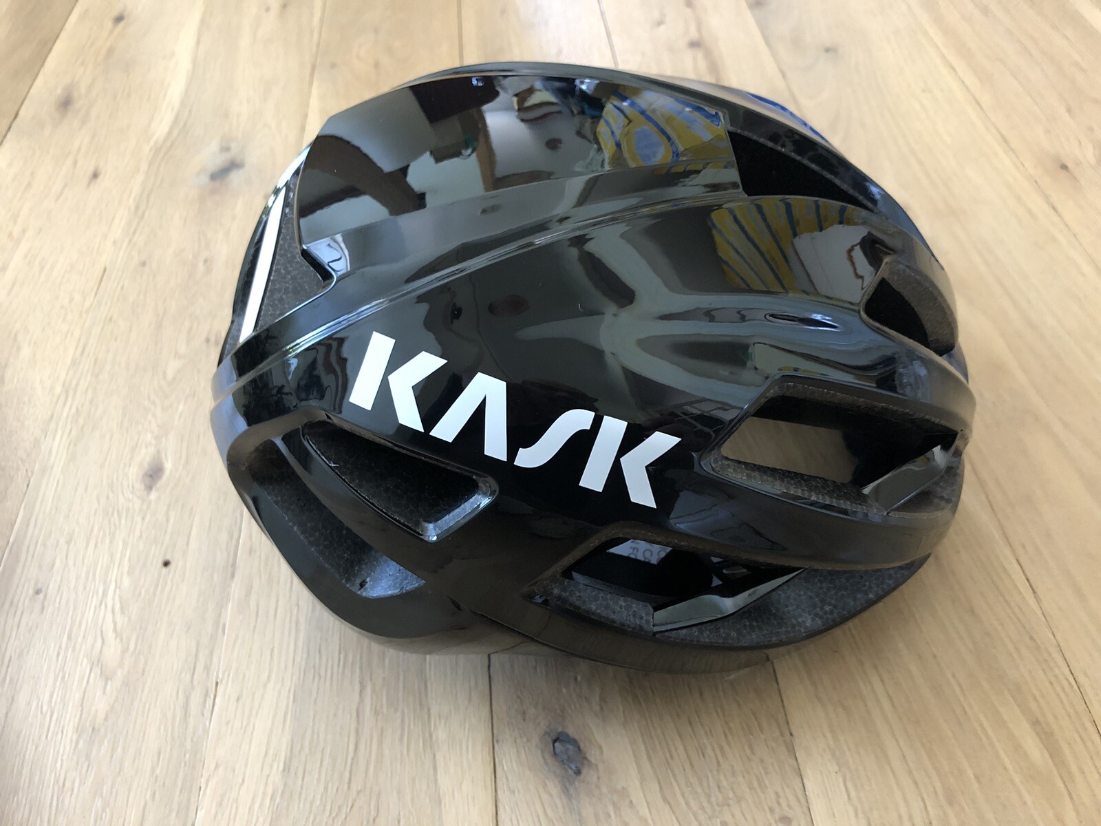 Casco de ciclismo de carretera Kask Protone Icon WG11 negro brillante pequeño S 50-56 cm NUEVO