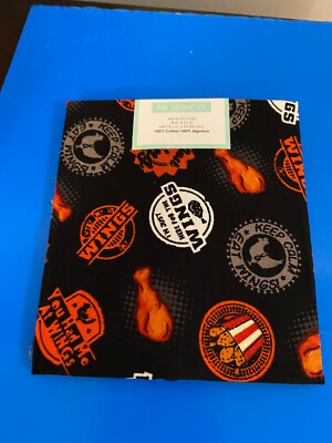 BRAND NEW CREATE IT 100% COTTON WINGS PRECUT SEWING AND CRAFT FABRIC 18X21