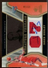 Jared Dudley JSY AU Rookie Card 2007-08 SP Rookie Threads Rookies Gold #65 