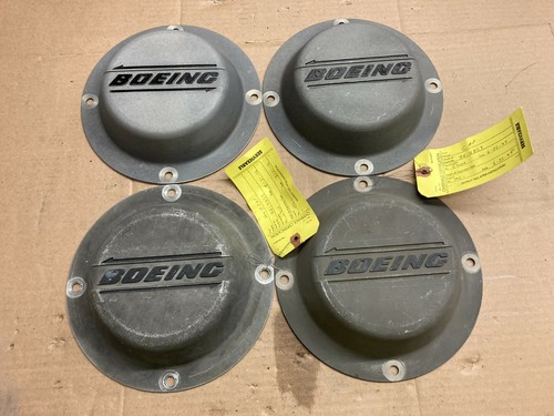 BOEING 727 LEGACY HUB CAPS 65-28191-1 *NS & SV* 4EA VINTAGE TWA