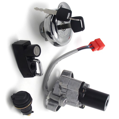 Ignition Switch Fuel Cap Seat Lock Key Set for Yamaha XVS1100 XVS650 Drag Star - Picture 3 of 7
