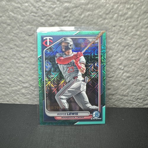 Royce Lewis 2024 Bowman Chrome Teal Mojo Refractor /299 - 第 1/2 張圖片