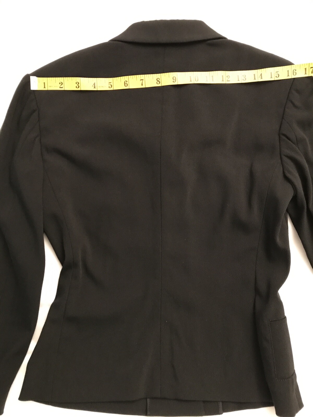 Narciso Rodriguez Black Long Sleeve Button Down Jacket Size 6