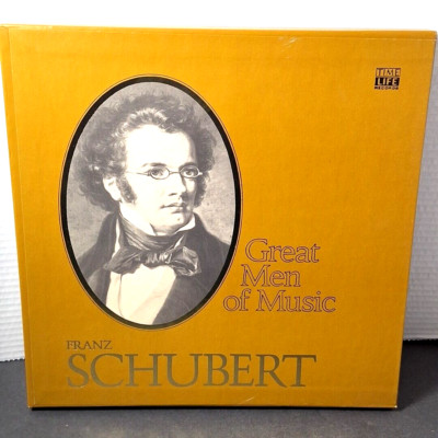 Time Life Records Great Men of Music SCHUBERT 4x Vinyl LP Box Set