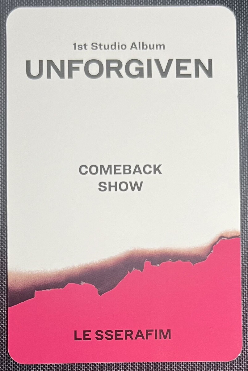 LE SSERAFIM UNFORGIVEN M2 olive young 特典 LE SSERAFIM UNFORGIVEN