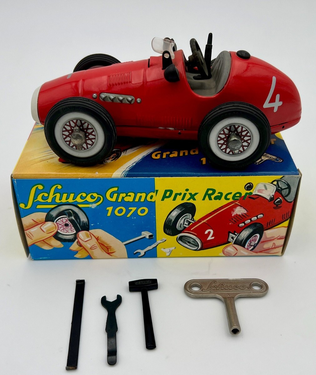 Schuco Grand Prix Racer #1070 Tinplate Wind-Up All Schuco Grand Prix Racer #1070 Tinplate Wind-Up All