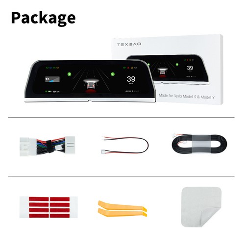 For Tesla Model 3 Y Head-Up Display 9.66 Inch Touch Screen HUD Wireless Carplay - Foto 4 di 24