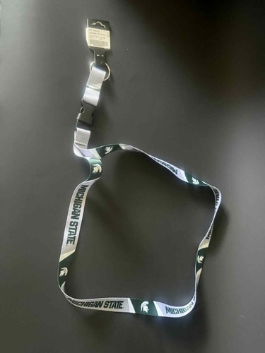 MICHIGAN SPARTANS MSU CORDÓN DESMONTABLE GO GREEN GO WHITE NUEVO - Imagen 4 de 7