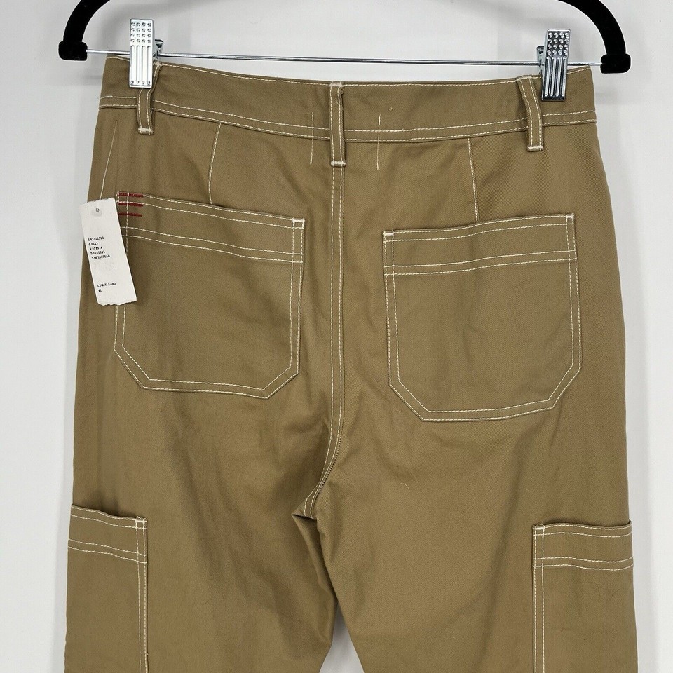 BDG Urban Outfitters NWT Khaki Low Rise Bootcut Cargo Pants Size 6 eBay